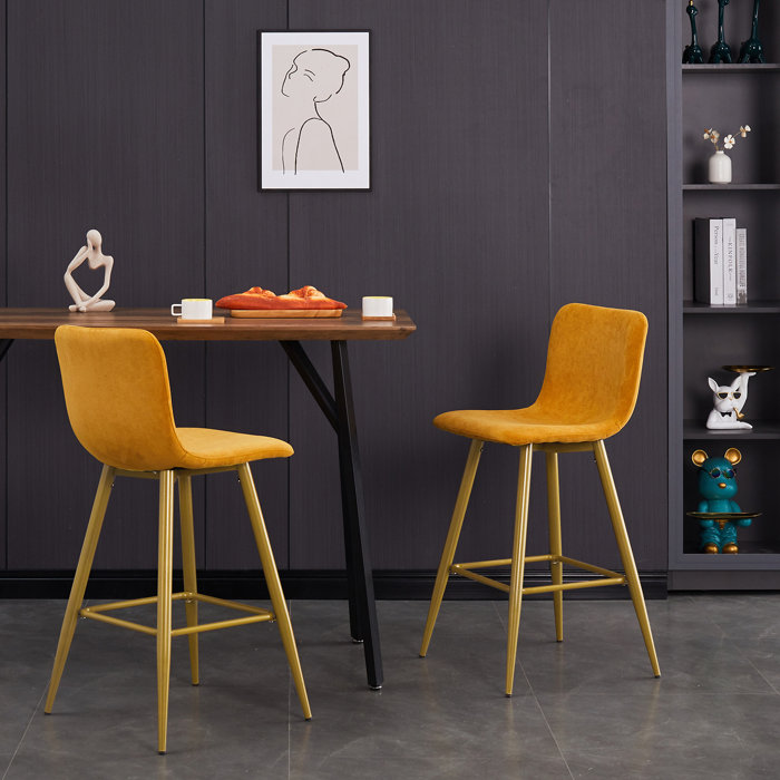 Mercury Row® Fondren Upholstery Bar & Counter Stool & Reviews Wayfair